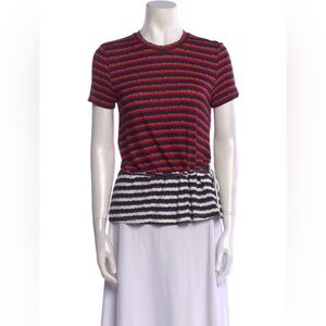 KENZO Striped Crewneck Short Sleeve Tshirt Size Large